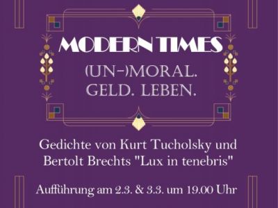Modern Times - &#40;Un-&#41;Moral. Geld. Leben.