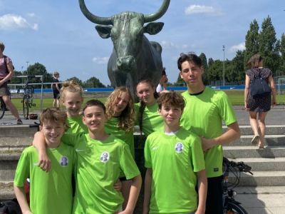 Unser Triathlonteam bei "Jugend trainiert für Olympia"