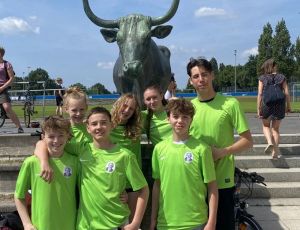 Unser Triathlonteam bei "Jugend trainiert für Olympia"