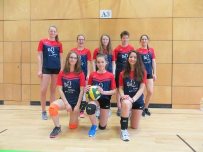 Volleyball-Mädchen bei „Jugend trainiert für Olympia“