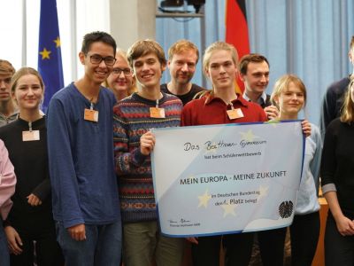 Europawettbewerb im Bundestag „Mein Europa - meine Zukunft"